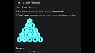 pascal triangle