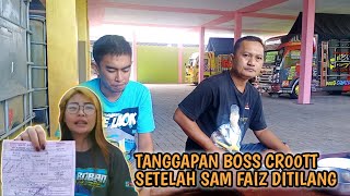 Respon Boss Cr0tt Setelah Mengetahui Sam Faiz & Anisa Ladies Truck Ditilang Polisi