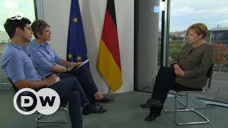 Ангела Меркель в интервью DW Ангела Меркель в интервью DW