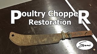 Poultry Cleaver Restoration (with shop dog cameo) by Smü 320 views 5 years ago 7 minutes, 28 seconds