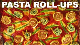 Pasta Rotolo — Herb & Cheese, Hot Sausage Flavors