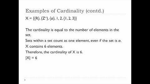 Sets: Cardinality, Subsets, and Power Sets