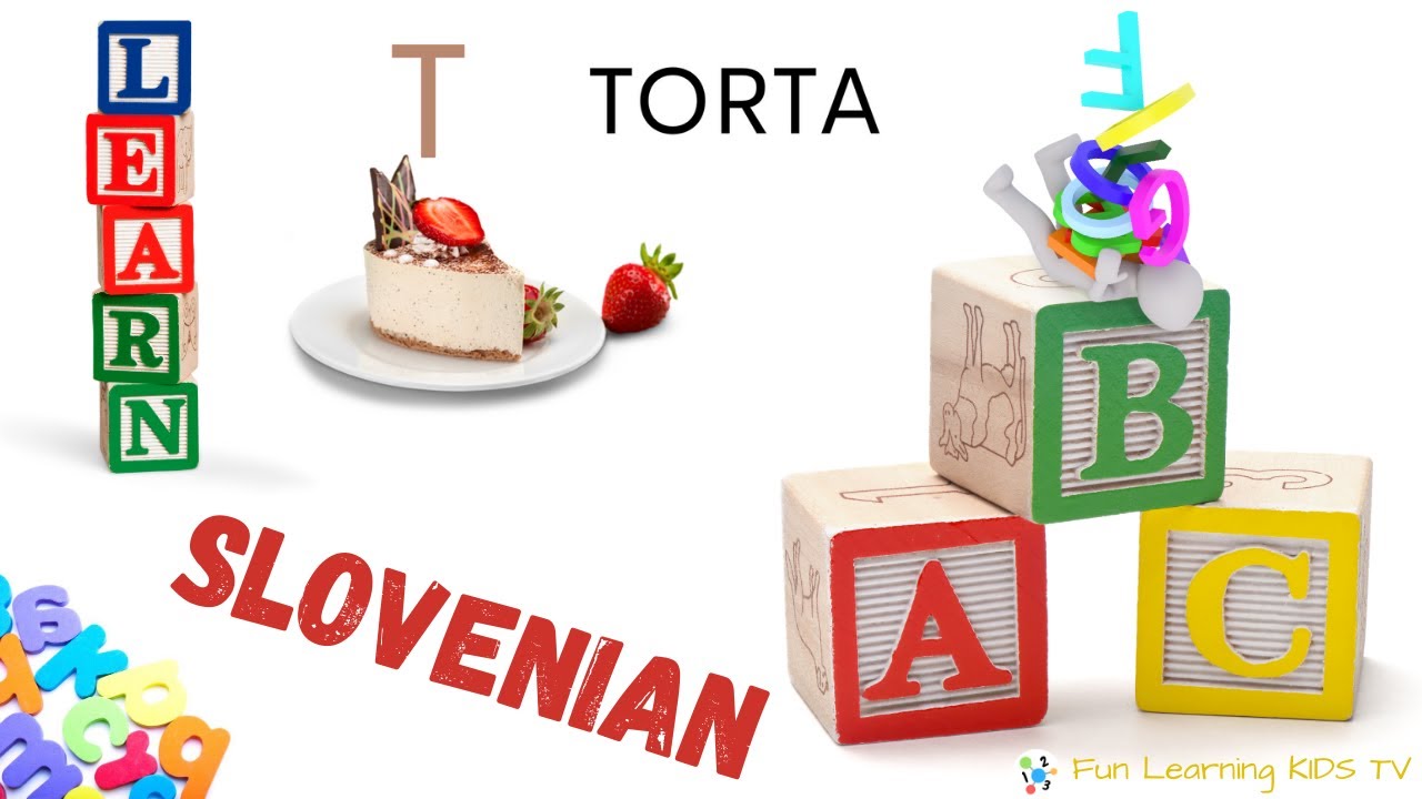 Slovenska Abeceda | ABC for Kids - Slovenian Alphabet - Educational video for KIDS Easy and Fun
