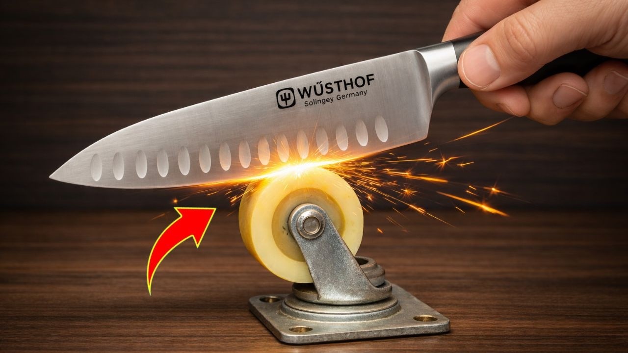 Sharpen Your Knife Razor Sharp in 1 Minute – This Tool Is Amazing!