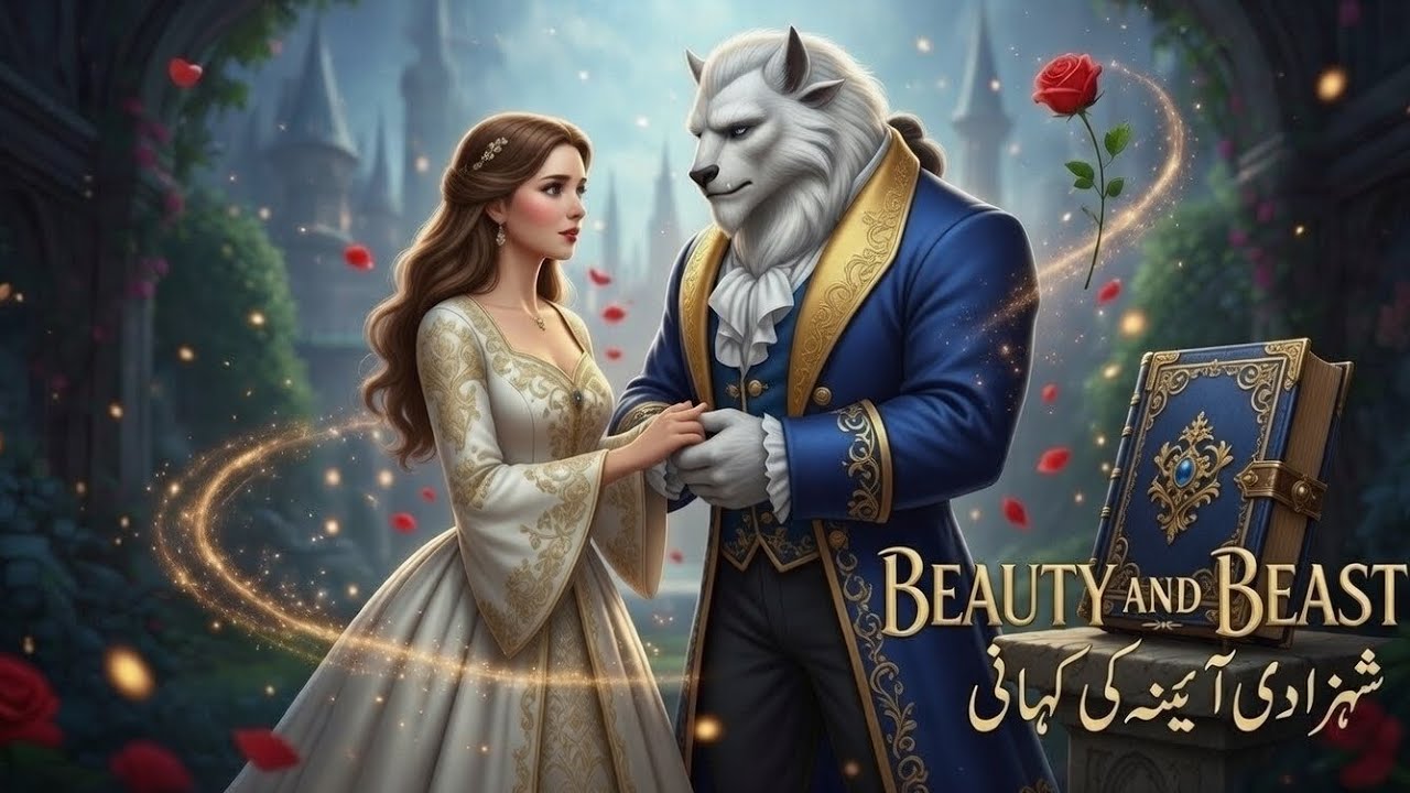 “The Enchanted Story of Princess Aina | Beauty and Beast”#urdukahani#bedtimestories 