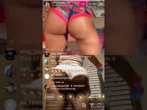 Sexyred_magiccity1 TWERKS ON INSTAGRAM LIVE NAKED🍑