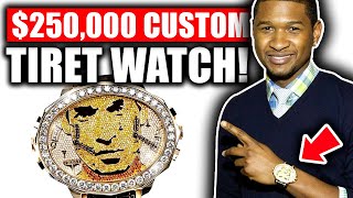 Usher's $250,000 Custom Tiret Watch!
