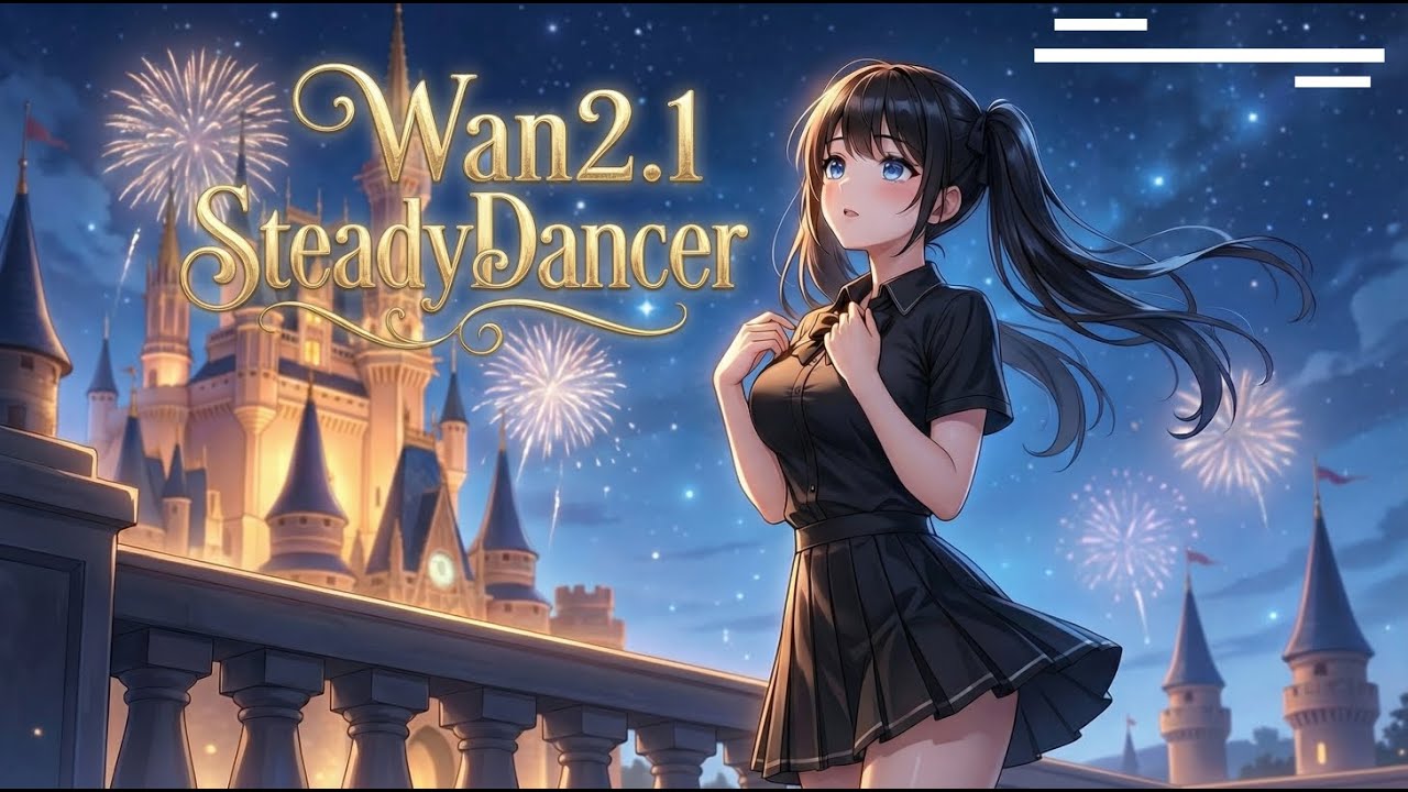 Wan2.1 SteadyDancer試してみた｜混合順