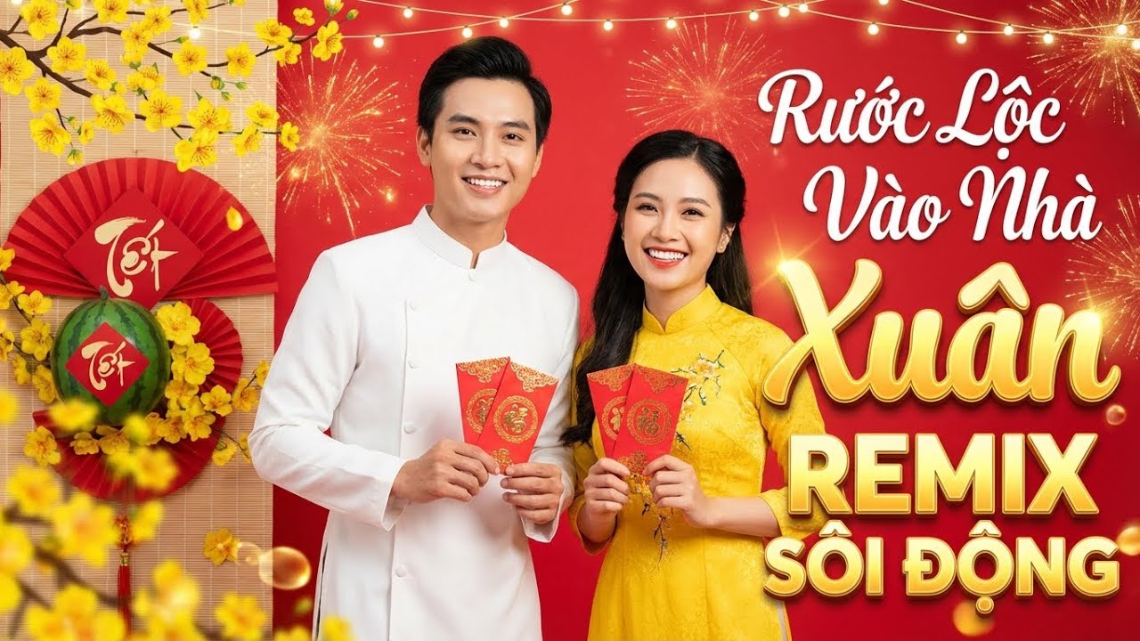 Nhạc Xuân Disco Remix 2026 – Liên Khúc Tưng Bừng Sôi Động, Khuấy Động Mùa Tết Ngập Tràn Vui Tươi