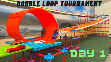 DIECAST CARS TOURNAMENT | LOOP DE LOOP RACE | DAY 1