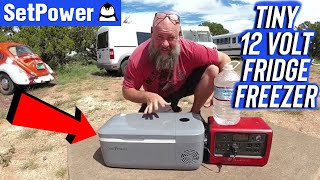 The Smallest Fridge/Freezer I’ve Ever Seen! | SETPOWER Mini Fridge | Car Camping Equipment