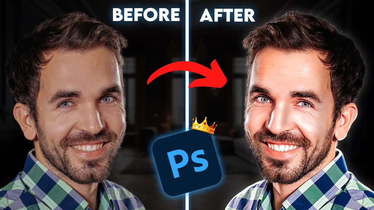 How to retouch face in Adobe photoshop