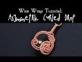 Wire Wrap Tutorial ASYMMETRIC CURLED DROP