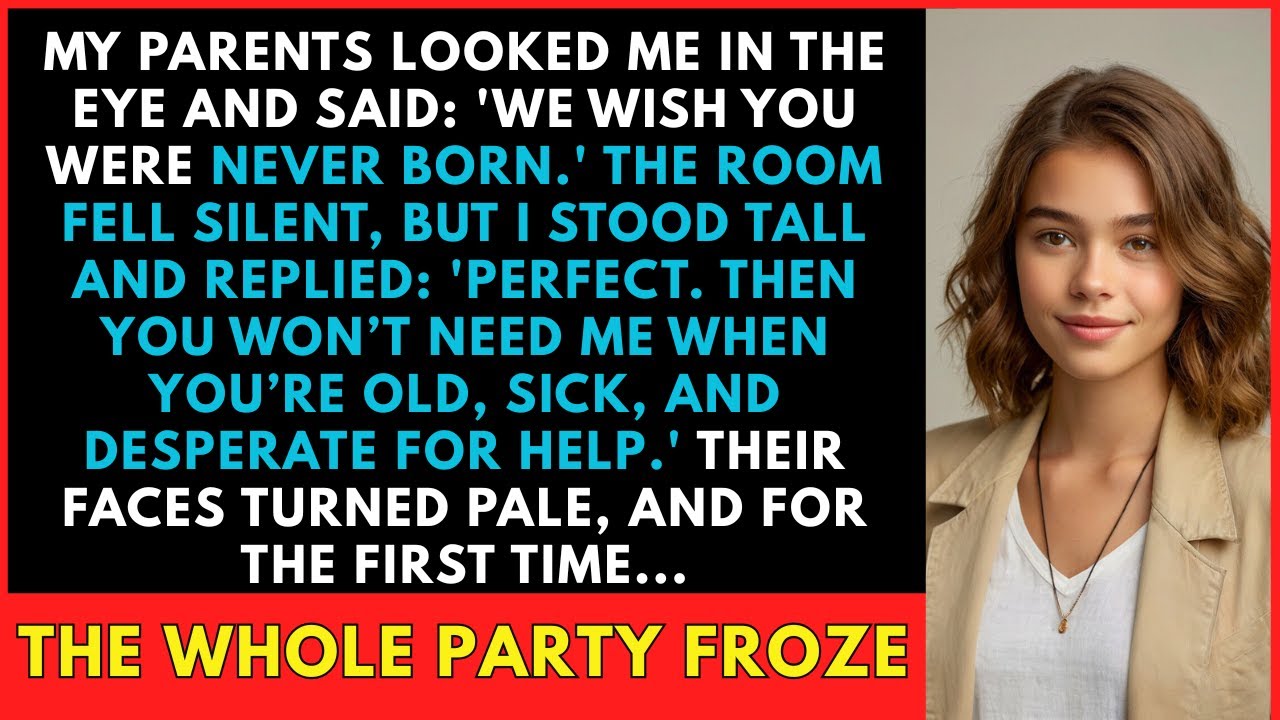 No One Expected My Reaction When My Parents Said ‘We Wish You Were Never Born