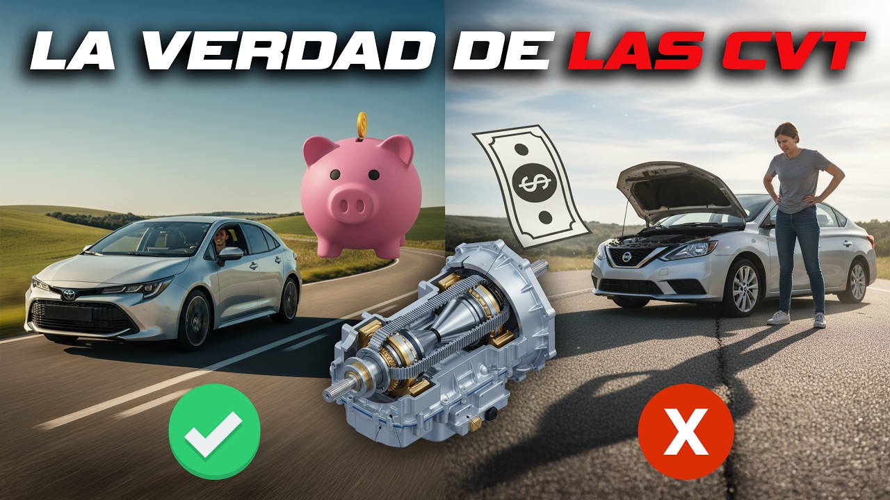 ¿Por qué ODIAMOS la CVT? (Toyota vs. Nissan: Explicación Completa).