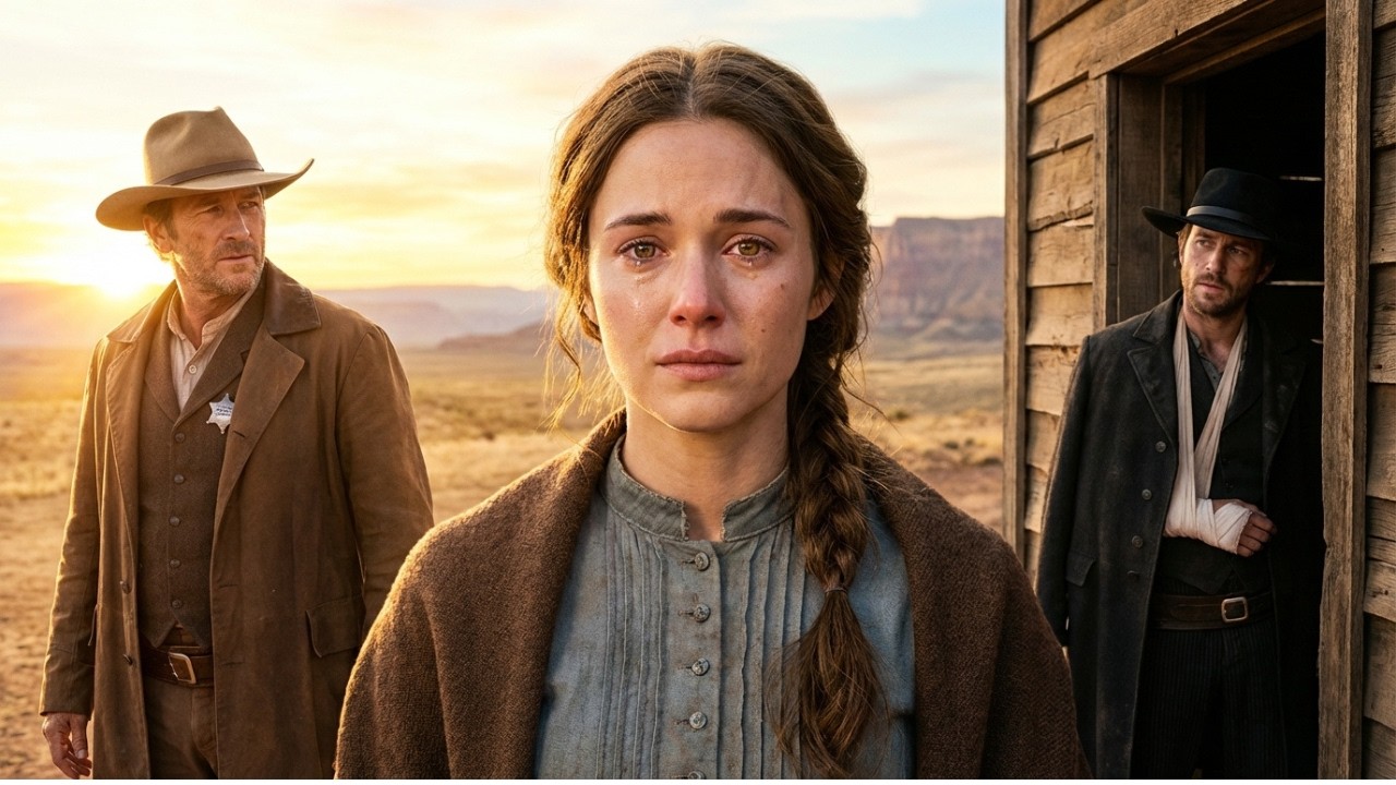 She Hid a Wounded Outlaw in Her Cabin — At Sunrise, the Sheriff Knocked on Her Door