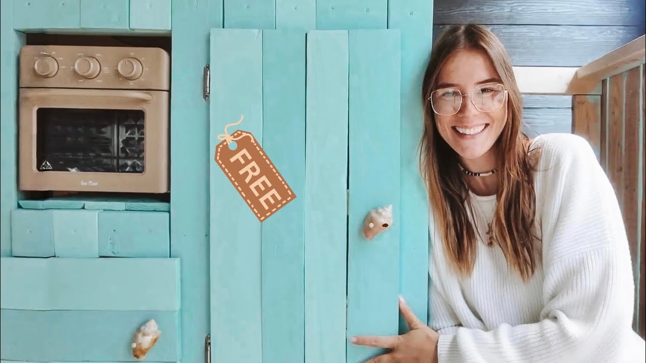 Кухня своими руками 🐚🌊 Уютный прибрежный коттедж, построенный почти БЕСПЛАТНО!!! ✨ Бюджетный маст...