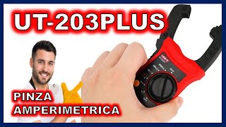 Pinza Amperimetrica UNIT 203+ Caracteristicas y Utilizacion