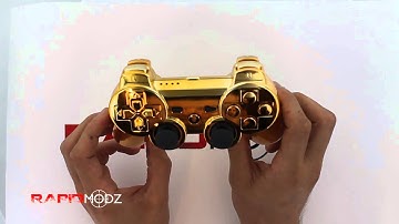 Gold Playstation 3 Modded Controller