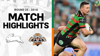2018 NRL Highlights | Round 25 | South Sydney Rabbitohs v Wests Tigers