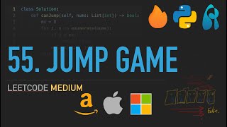 LeetCode 55. Jump Game - Greedy - Python 3 - for Coding Interviews