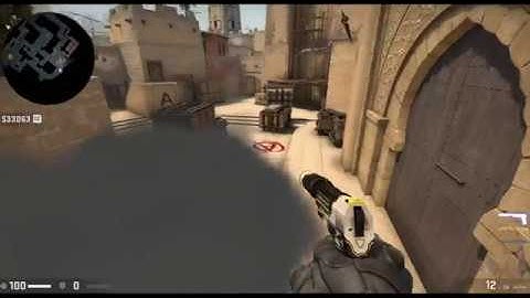 CSGO: Smoke from Tetris to CT on Mirage [64/128 Ticks]