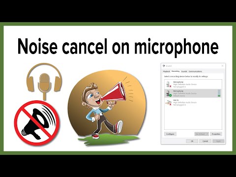 Video: Hoe Microfoonachtergrond Te Verwijderen Remove