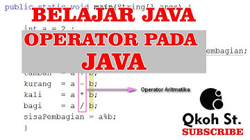 PROGRAM OPERATOR PADA JAVA
