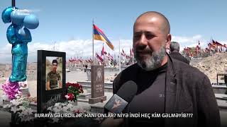 Yerevan məzarlığında ağlayan analar: 'Nə mitinq? Yenə uşaqların qırılmasını istəyirlər?'