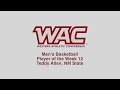 2021-22 WAC Men's Basketball Player of the Week 12 - Allen, NM State