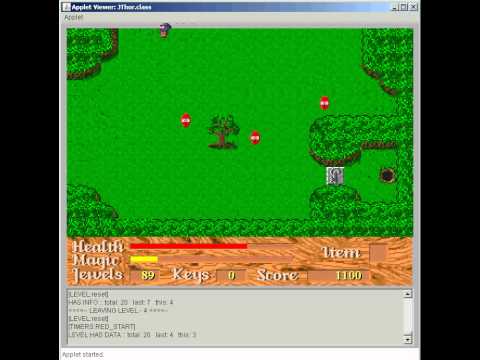 God of Thunder (old pc game) coded from scratch in Java (wip) part2