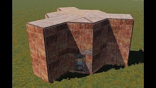 Rust 40 rocket raid! NO Bunker!! Solo/duo Base with 27 Large Boxes!!