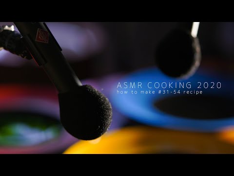 【ASMR】2020年に作った料理　24のレシピを紹介♪　前半| ASMR cooking 2020