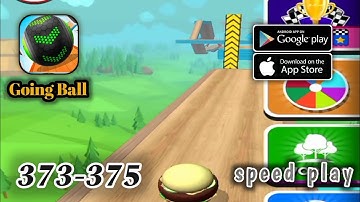 Going Balls - level 373 to 375 - SpeedRun Gameplay Walkthrough (Android, iOS)