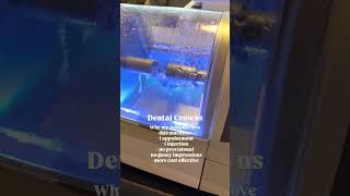 CEREC crowns fix damaged teeth in 1 visit! 🦷👑 #dentist #dentalcrown #dentalcare #teeth