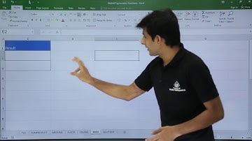 MS Excel - Maths & Trigonometry