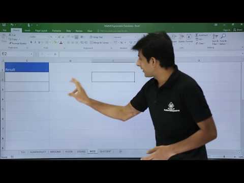 MS Excel - Maths & Trigonometry