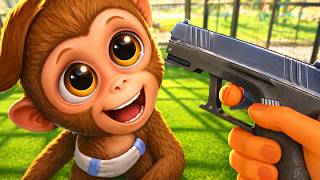 Teaching Baby Monkey To ESCAPE The Zoo! - I Am Monkey VR