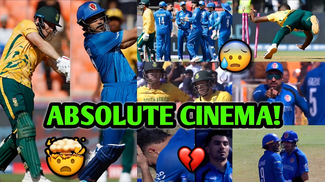 ABSOLUTE CINEMA Match 🤯 Gurbaz CRYING 😢 Afghanistan HEARTBREAK 💔 SA Super Over Win 🔥