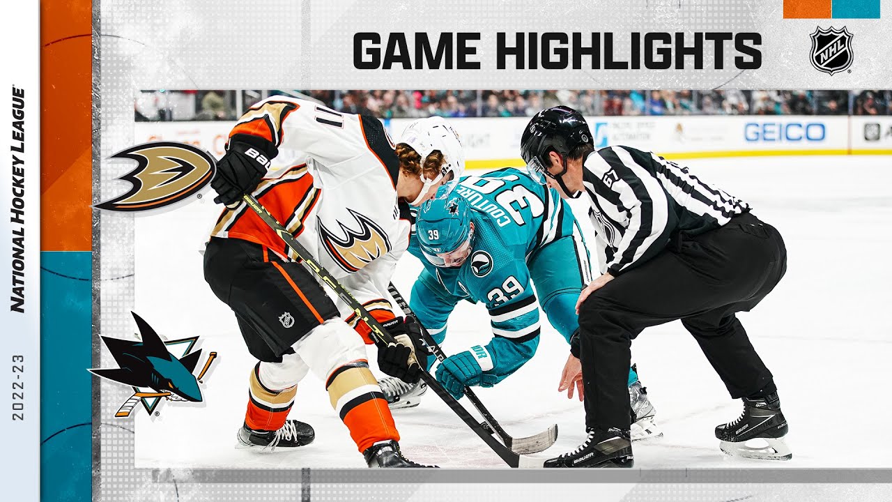 Anaheim Ducks vs San Jose Sharks