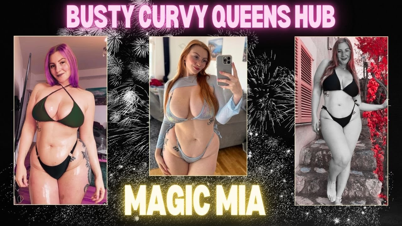 Magic Mia | German Busty Curvy Plus Size Model | Instagram Sensation