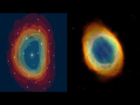 How to draw a planetary nebula on mobile - YouTube