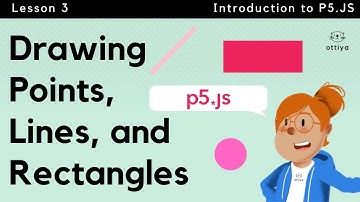 P5.JS Lesson 3: Drawing Points, Lines, and Rectangles
