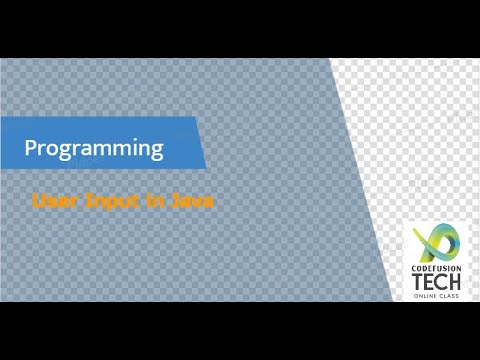 How to take user input in Java using netBeans - YouTube