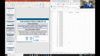 Managerial Accounting - Internal Rate of Return IRR Google Sheets Ch. 11 Video 7
