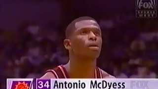 Antonio McDyess Suns 37pts 12rebs 5stls vs Lakers (1998)