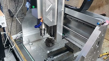 Test Toolchange 4.5kw BT30 ATC Spindle on my DIY CNC