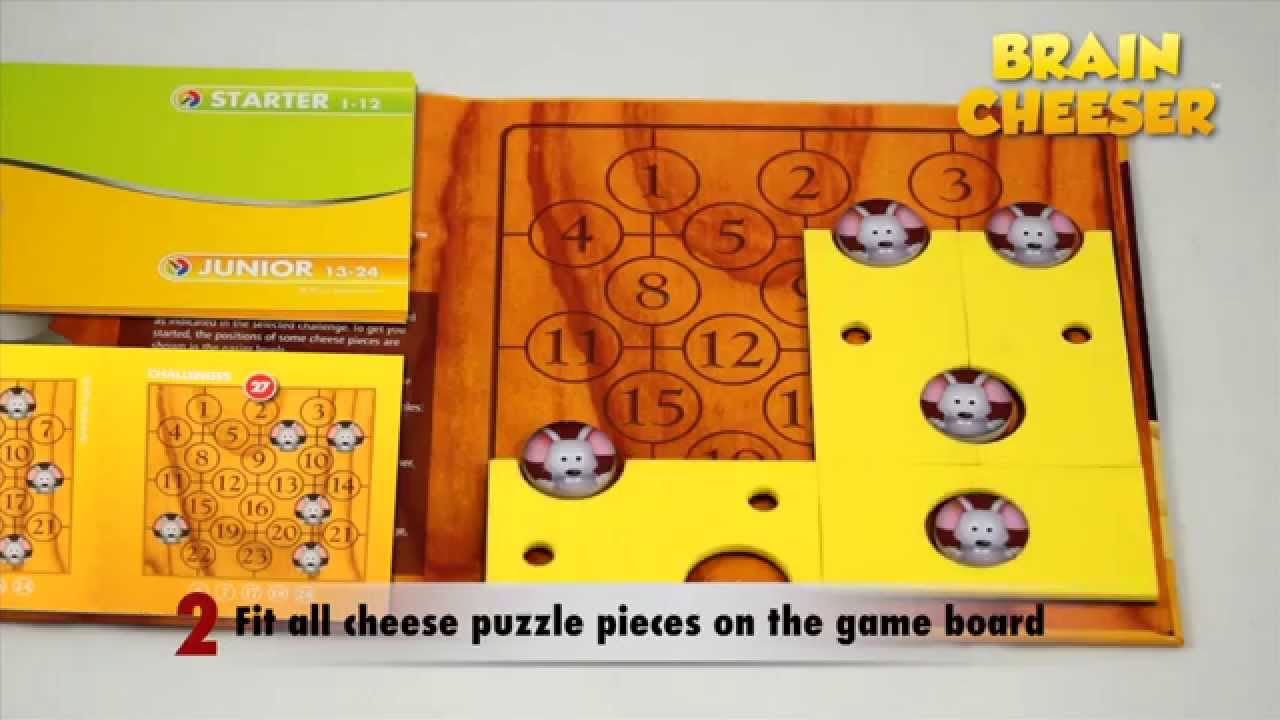 Smart Games - Brain Cheeser Magnetic Travel Game - YouTube
