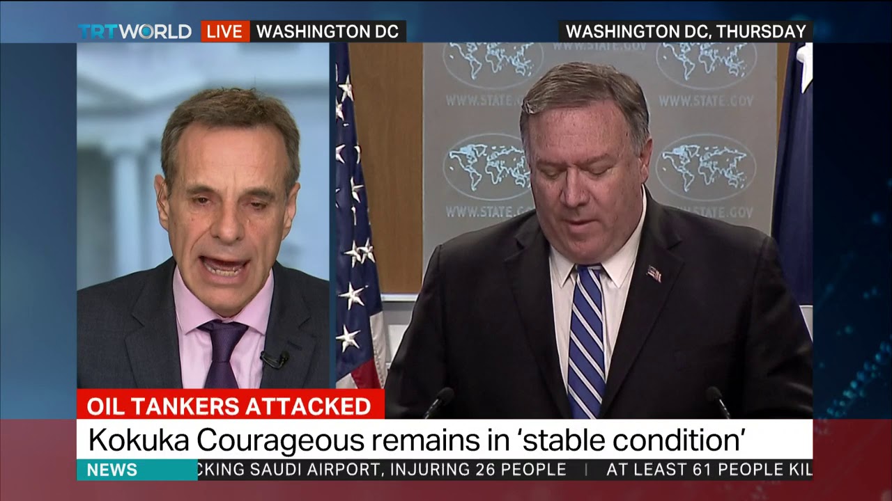 Trump: Iran a 'nation of terror,' was behind tanker attacks newspaper mockup