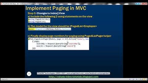 Part 63   Implement paging in asp net mvc
